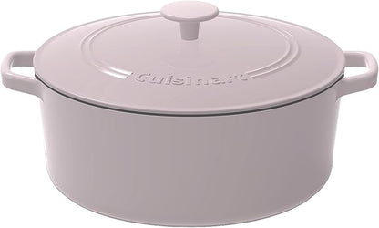 Cuisinart Chef's Classic Enameled Cast Iron Round Covered Casserole (Gray, 7- Quart) by Cuisinart