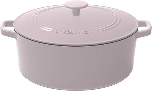 Cuisinart Chef's Classic Enameled Cast Iron Round Covered Casserole (Gray, 7- Quart) by Cuisinart