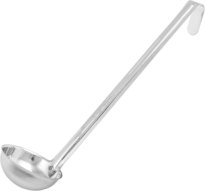 Winco One Piece Stainless Steel Ladle, 3 Ounce, 12" by Winco