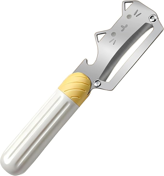 Multifunctional Vegetable Peeler with Stainless Steel Blade and Bottle Opener - Ideal for Veggie Potato Carrot and Apple Peeling by ANMIOUHOME