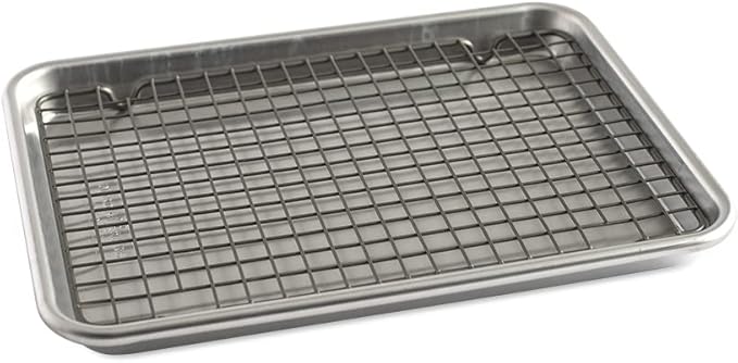 Nordic Ware Naturals® Quarter Sheet with Oven-Safe Nonstick Grid - Image 6