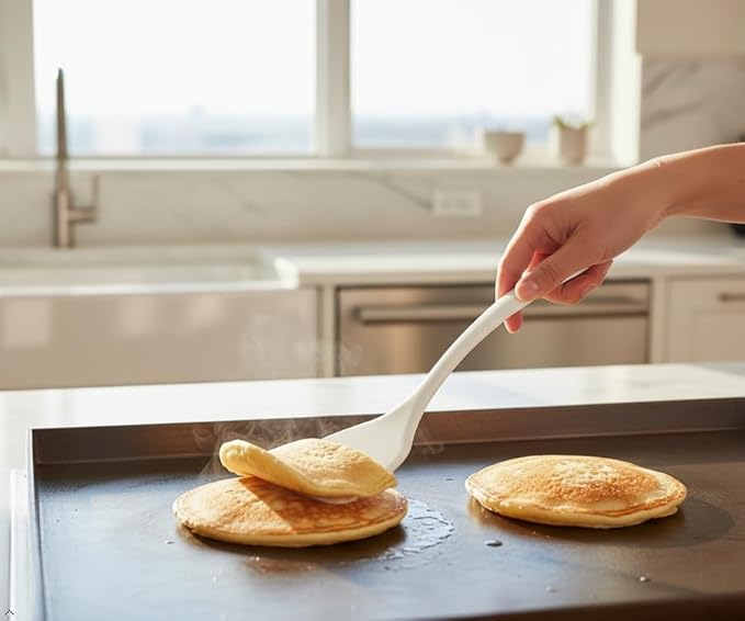Spatula, Turner for Non-stick pans, Heat Resistant, Flipper, BPA Free Melamine Utensil with Ergonomic Handle by Reston Lloyd 11 inch, Lemon - Image 7