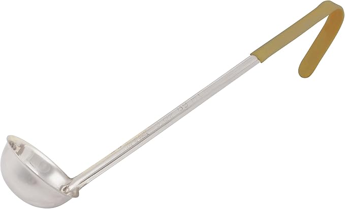 Winco Prime One Piece Stainless Steel Ladle, NSF Listed,Tan by Winco