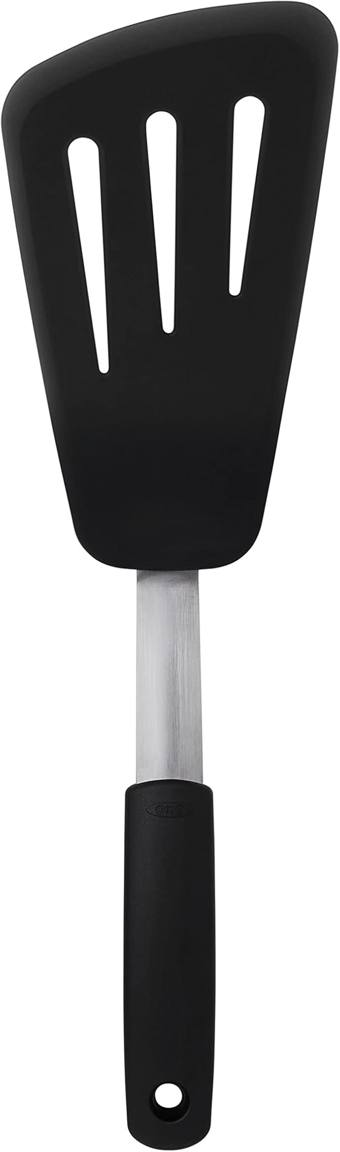 OXO Good Grips Small Silicone Flexible Turner Black & Good Grips Silicone Flexible Omelet Turner - Image 2