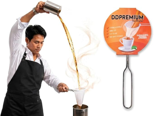 Disposable Tea Filter Bags for Loose Leaf Tea, Unbleached Natural Paper Drawstring Tea Bags, Plastic-Free Tea Infuser Bags for Herbal Tea, Coffee & Spices Size 5.5 Inches