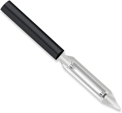 Rada Cutlery Vegetable Peeler (W232), 1.75" Stainless Steel Swiveling Blade, Black Handle by RadaCutlery