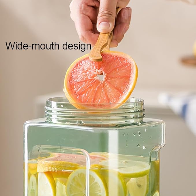 0.9 Gallon Drink Dispenser with Spigot,100% Leakproof,Sealed and Filter screen,Milk,Lemonade Dispenser,Juice Containers With Lids For Fridge and Dairly Use,Beverage Liquid Drink Container for Party - Image 5
