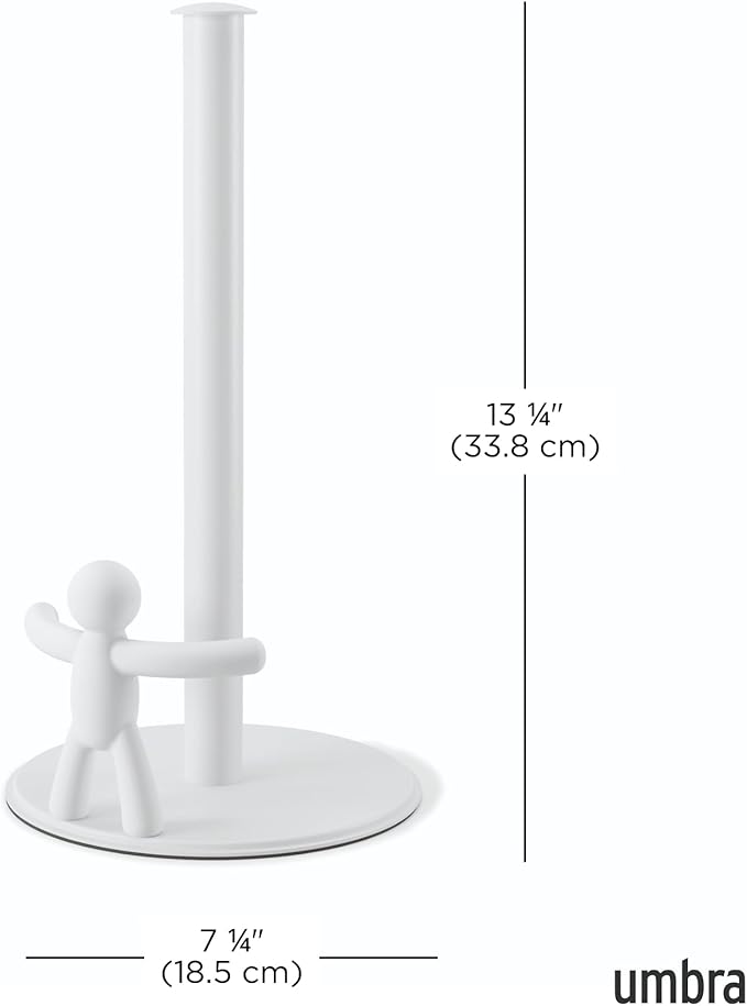 Umbra Buddy Countertop Paper Towel Holder, White - Image 4