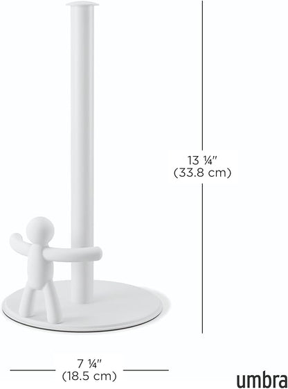 Umbra Buddy Countertop Paper Towel Holder, White - Image 4