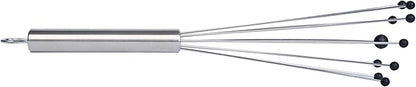 Restaurantware 10.5 in Stainless Steel Ball Whisk with Silicone Tips - German Standard Sauce & Gravy Whisk, Non-Scratch, Dishwasher Safe - Non-Stick Safe Silicone Ball Whisk for Baking - Image 13