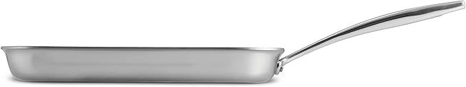 Tramontina Signature Tri-Ply Clad Stainless Steel 11-Inch Square Grill Pan, Induction-Ready, Dishwasher-Safe, NSF-Certified, Made in Brazil - Image 2