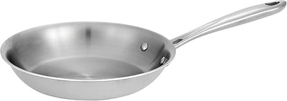 Tramontina Boston Tri-Ply Clad Stainless Steel 8-Inch Small Frying Pan, Induction-Ready Skillet, Dishwasher-Safe, NSF-Certified by Tramontina