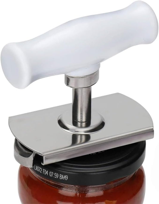 Kichwit Jar Opener for Arthritis, Stainless Steel Jar Lid Opener for Small and Medium Jar Lids