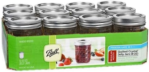 Ball Jar Quilted Crystal Jelly (Case of 12), 8 oz - Image 2