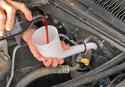 Lisle 18232 Offset Funnel with Cap & Lid Black - Image 2
