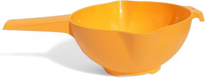Tupperware 2 Quart Colander Strainer with Handle in Orange - Image 3