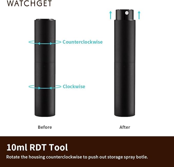 watchget Coffee Bean Dosing Cup & RDT Spray Bottle Kit for Espresso Bar, Static Reduction Ceramic Single Dose Tray for Brewing/Tea, Barista Accessories Set, Black - Image 6