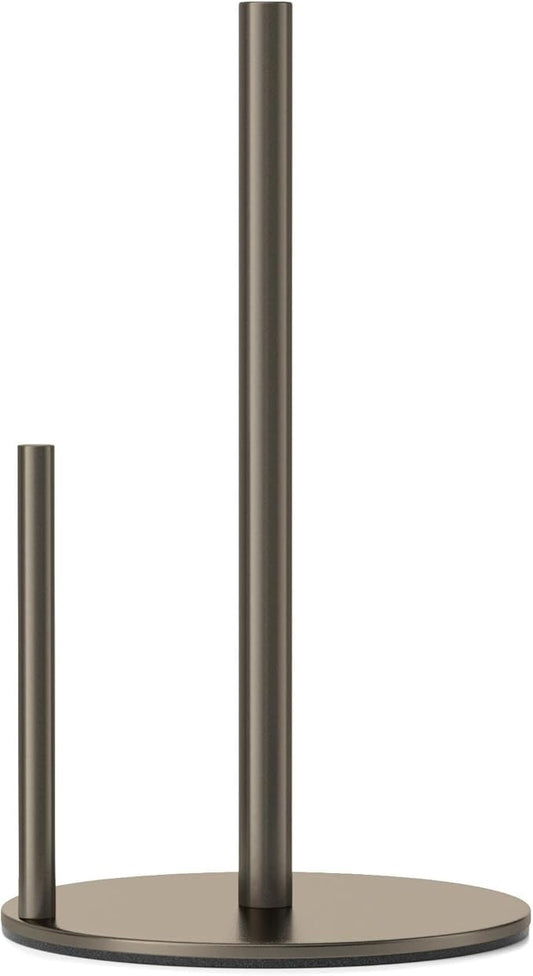 Bronze Kitchen Paper Holder, Oil Rubbed Bronze Paper Towel Holder, Kitchen Roll Organizer, Countertop Roll Dispenser with Weighted Base by niffgaff