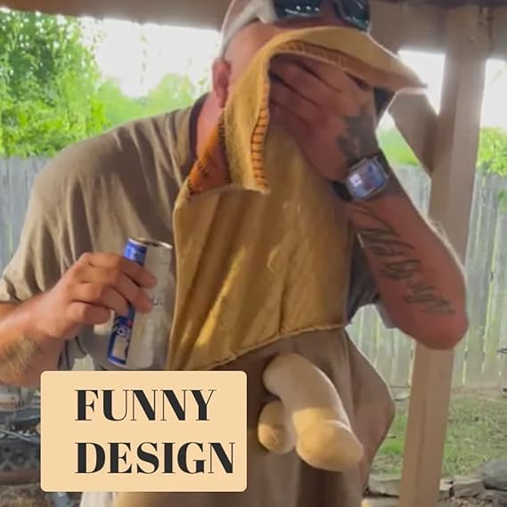 Chef's Prank Apron 2026 - Ultimate Funny Gag Gift for Men with Hidden Surprise Pocket, Creative Novelty Apron for Kitchen Pranks & Practical Jokes