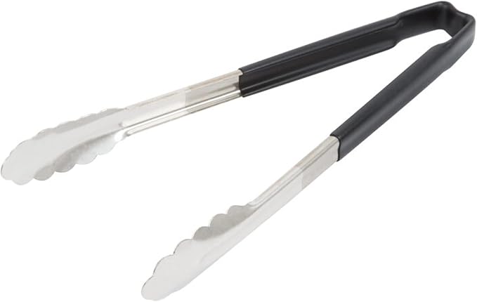 Vollrath 4781220 Jacobs's Price 12-Inch 1-Piece Tong, Stainless Steel, Black Handle by Vollrath