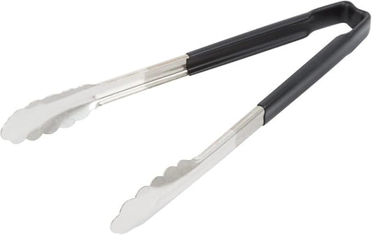 Vollrath 4781220 Jacobs's Price 12-Inch 1-Piece Tong, Stainless Steel, Black Handle by Vollrath