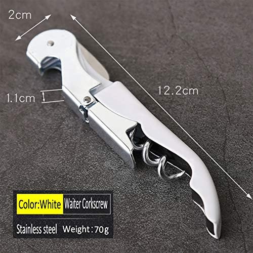 Professional Waiter Corkscrew Wine Openers Set(4PCS), Heavy Duty Stainless Steel Hinges Wine Key for Restaurant Waiters, Sommelier, Bartenders - Image 3