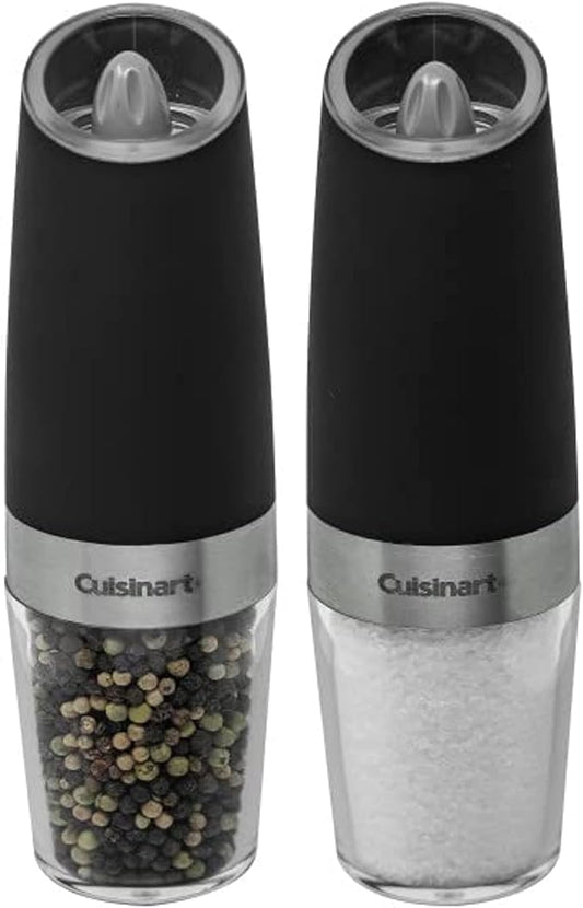 Cuisinart CSS-2424 Gravity Salt and Pepper Spice Mill with Blue LED Light, 2/3 Cup Capacity by Cuisinart