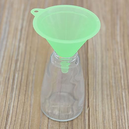 Plastic Funnel Set of 5, All Purpose Cooking Funnels Small to Large Funnel for Kitchen Use, Food Funnels for Filling Bottles, Canning and Water Liquid Oil or Powder Transfer