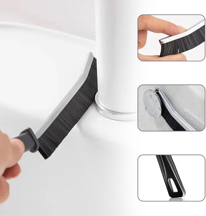 Crevice Cleaning Brush Set, Multifunctional Hard Bristle Brushes, Bathroom, Toilet, Kitchen Sink Dead Corner, Window Gap, Floor Brush, Sink, Cup (8pcs)