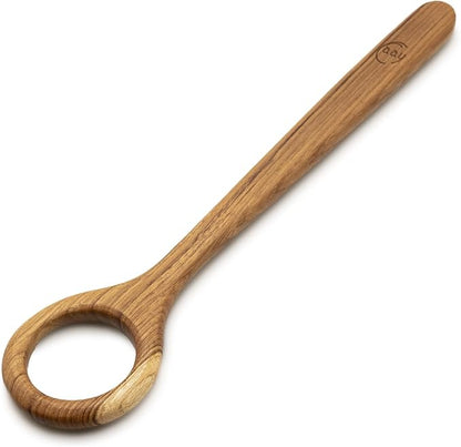 FAAY 13" Dough Whisk, 100% Healthy Teak Kitchen Utensils for Bread Mixing, Sourdough, Batter Preparation, Baking, and Cooking Tools by FAAY