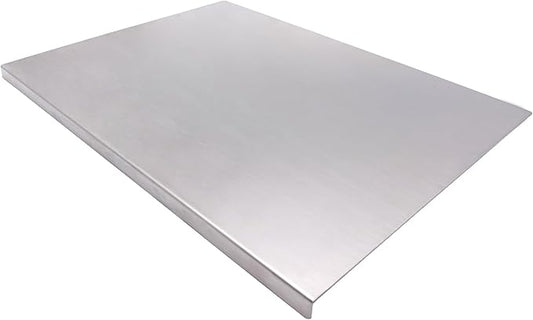BILLAMB Stainless Steel Cutting Boards for The Kitchen, Suitable for Meat, Fruits, Vegetables, Bread, and Baking Large-sized Cutting Boards (50 x 50cm/19.7 x 19.7 in) by BILLAMB