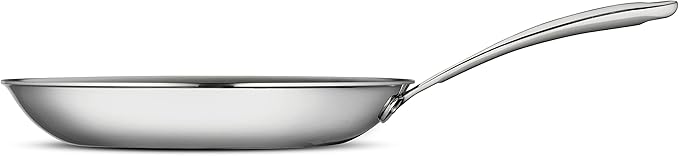 Tramontina Boston Tri-Ply Clad Stainless Steel 12-Inch Large Frying Pan, Induction-Ready Skillet, Dishwasher-Safe, NSF-Certified - Image 2