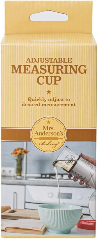 Mrs. Anderson's Baking Adjustable Liquid Dry Measuring Cup, 16.5-Ounce Capacity