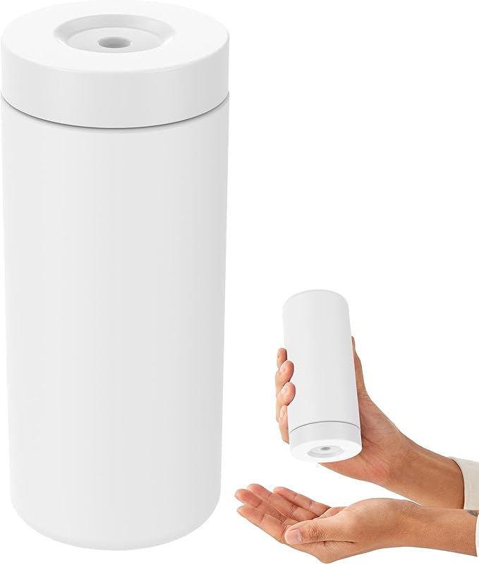 Silicone Dishwashing Soap Dispenser, Dish Soap Squeeze Bottle Silicone Divided Bottle for Kitchen and Bathroom(Color:White)