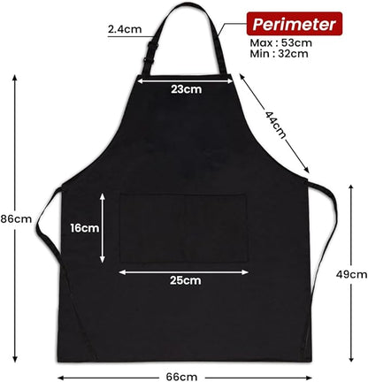 SANDJEST Funny Mens Aprons with Pockets for BBQ Grilling Cooking Grandpa Husband Apron for Birthday Christmas Father's Day