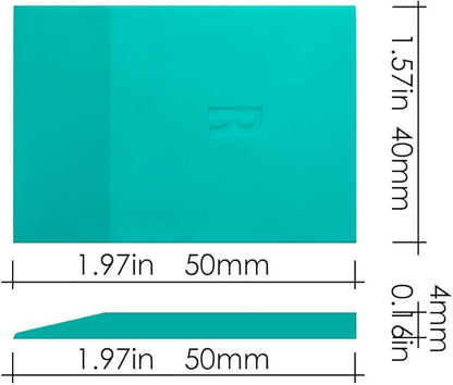 Mini Squeegee Rubber，Optimized for use with Mesh Backed Stencils and Transfers ， Mini Squeegee for Scorch Paste Wood Burning Paste, Paint, Screen (8)