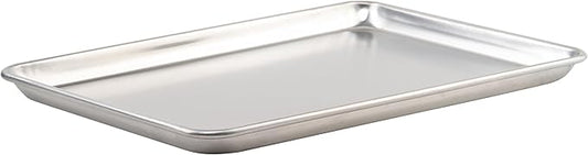 Winco Commercial-Grade Aluminum Sheet Pan, 18 Gauge, 1/2 Size