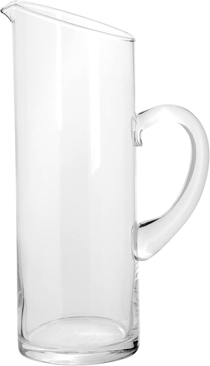 Glass Water Pitcher with Spout – Elegant Serving Carafe for Water, Juice, Sangria, Lemonade, and Cocktails – Crystal-Clear Glass Beverage Pitcher. - Image 8