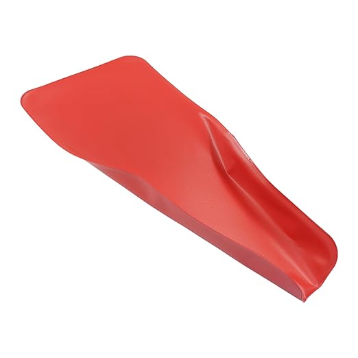 Flexible Foldable Oil Funnel, General Reusable Oil Change Draining and Filling Tool for Automotive Lawnmower Machine - Red