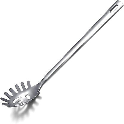 Spaghetti Spoon, Berglander Pasta Server, Stainless Steel Pasta Spoon, Pasta Fork, Noddle Fork, Heat Resistant, Dishwasher Safe, Easy to Clean by Berglander