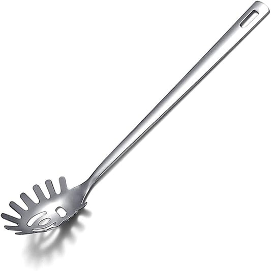 Spaghetti Spoon, Berglander Pasta Server, Stainless Steel Pasta Spoon, Pasta Fork, Noddle Fork, Heat Resistant, Dishwasher Safe, Easy to Clean by Berglander