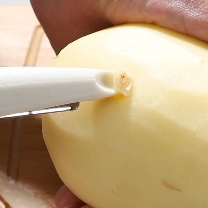 Potato Peeler Stainless Steel Vegetable Peeler,I-Shaped Peeler Carrot Fruit Veggie Peeler for Home kitchen