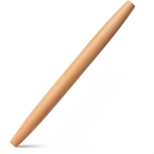 French Rolling Pin,16 Inches Wooden Rolling Pin for Baking,Fondant,Dough Roller for Cookie,Pizza Pie Crust, Pastry, Dough, Essential Kitchen Utensil by Unknown