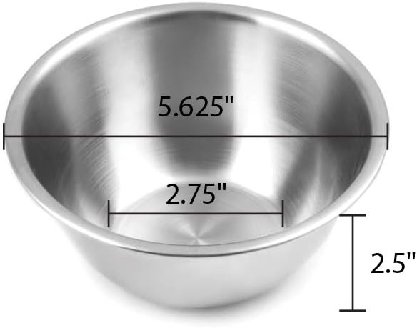 Fox Run Brands 1/2-Quart Stainless Steel Mixing Bowl, Silver - Image 2