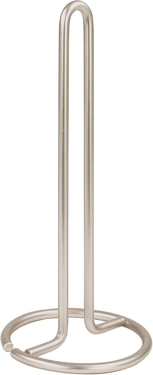 Spectrum 41078 Diversifies Designs Paper Towel Holder, 2 Ounce, 1 Count, Satin Nickel