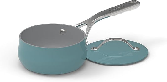 Cuisinart Culinary Collection Nonstick 1 Qt. Saucepan + Cover, Teal by Cuisinart