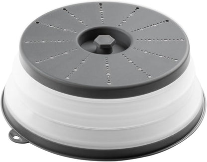 HIC Kitchen Collapsible Microwave Food Cover, BPA Free, Contains Splatter and Mess by HIC