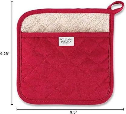 Williams-Sonoma Kitchen Potholder, Claret Red