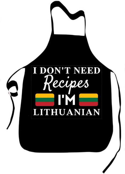 I Don't Need Recipes Novelty Chef Kitchen BBQ Apron Barber Chef Bib BBQ Kitchen Decor