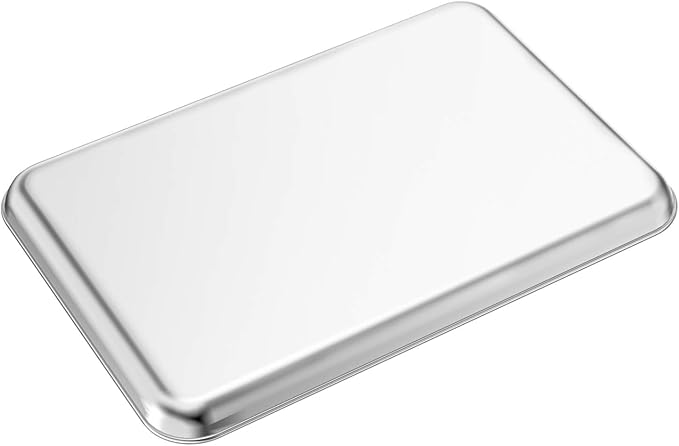 Baking Sheets Set of 2, Bastwe 20 inch Stainless Steel Bakeware Baking Pans, Healthy & Nontoxic & Rustproof & Easy Clean & Dishwasher Safe - Image 3